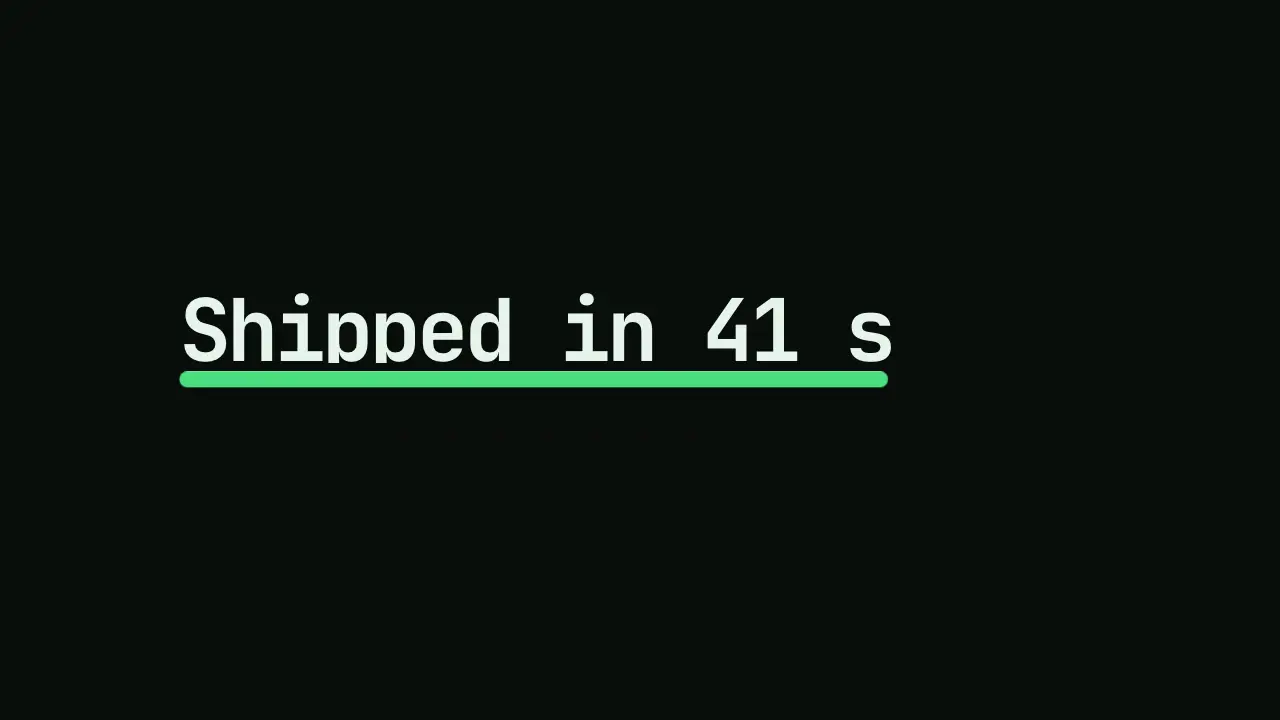 Chain beats: final frame of the transition animation