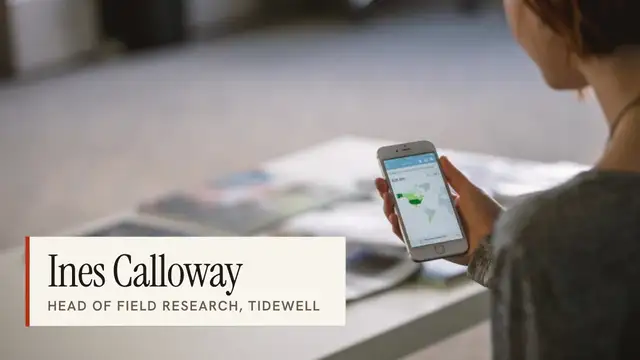 Lower third: final frame of the text reveal animation