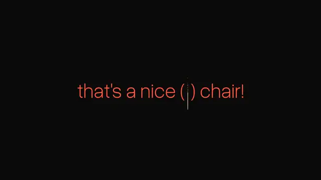 Media between text: final frame of the background animation