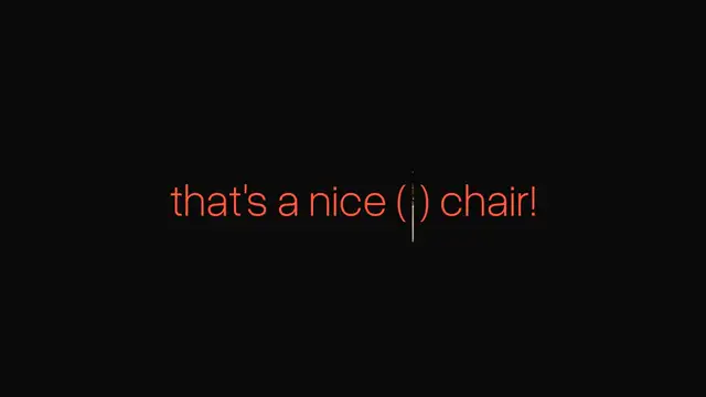 Media between text: final frame of the background animation