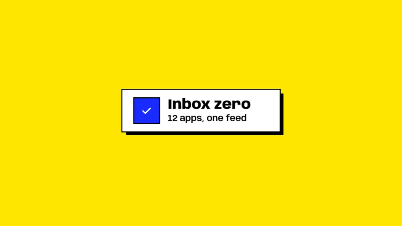 Overwhelm collapse: final frame of the product UI animation